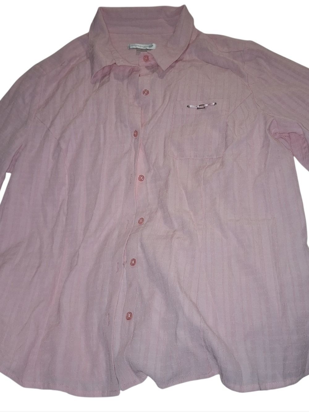 Christopher and Banks Women Pink Button Down Top XL
